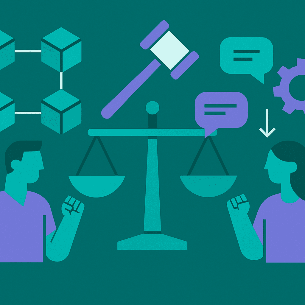 How can blockchain mitigate the risks of centralized AIs seeking power.